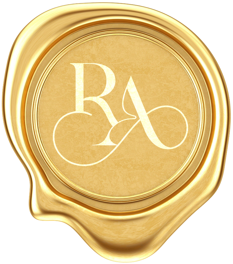 Golden brand emblem